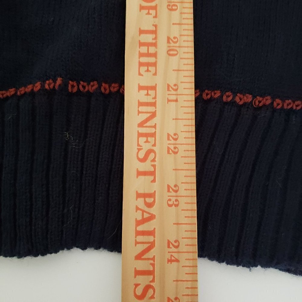 Kennington Stripe Vintage Sweater Acrylic Blue Pullover Mens Sz Large - Picture 7 of 7